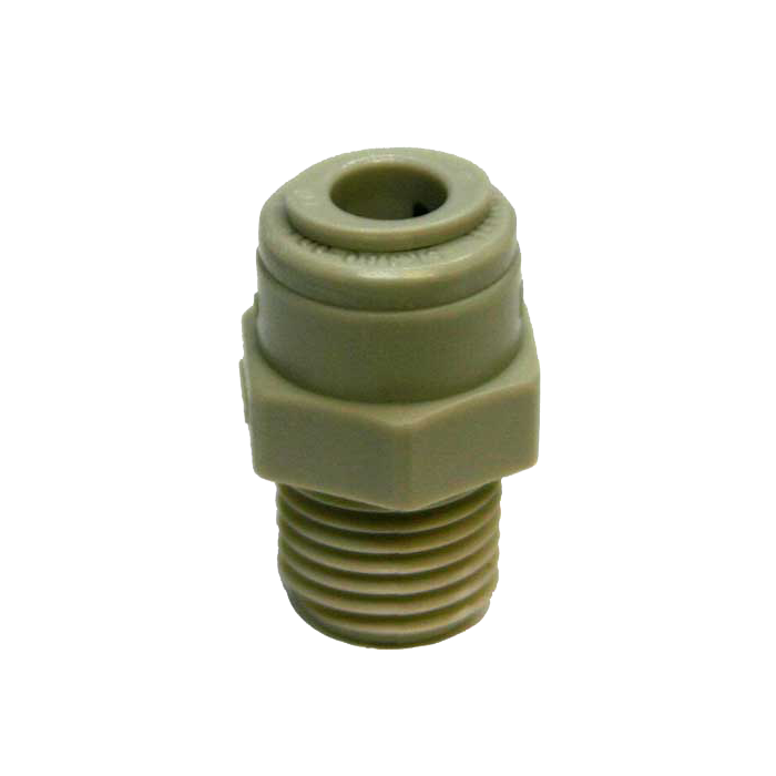 Connector Plastic 1/4 Tube X 1/4 mpt