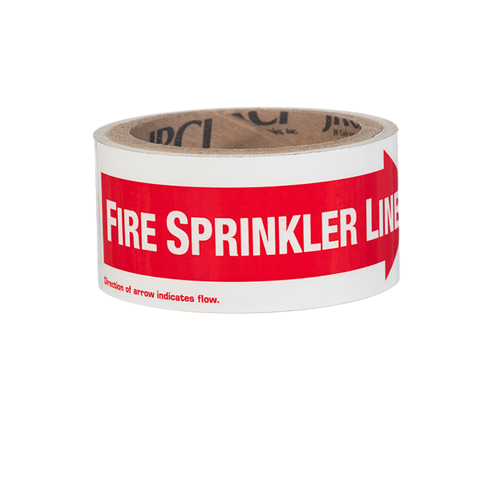 “Fire Sprinkler Line” with Right Arrow, 6\