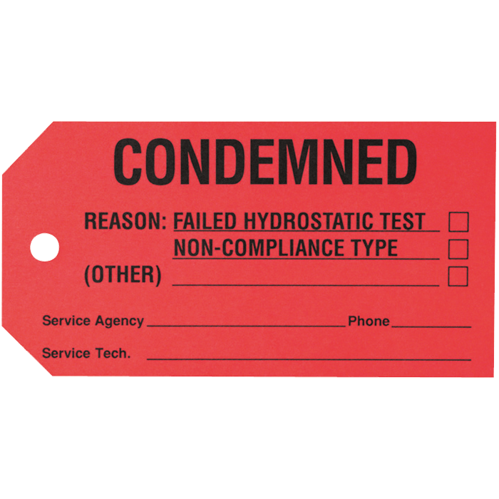 Condemned Tag