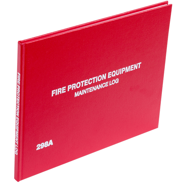 2 Year Fire Protection Log Book, English
