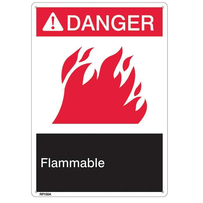 ANSI Z535 Danger Flammable