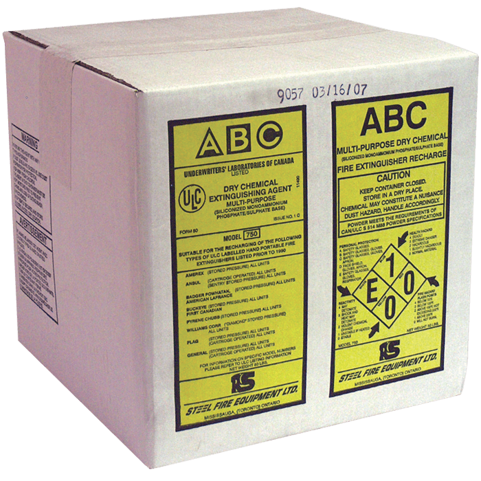 ULC Classified ABC Dry Chemical, 50 lb Carton