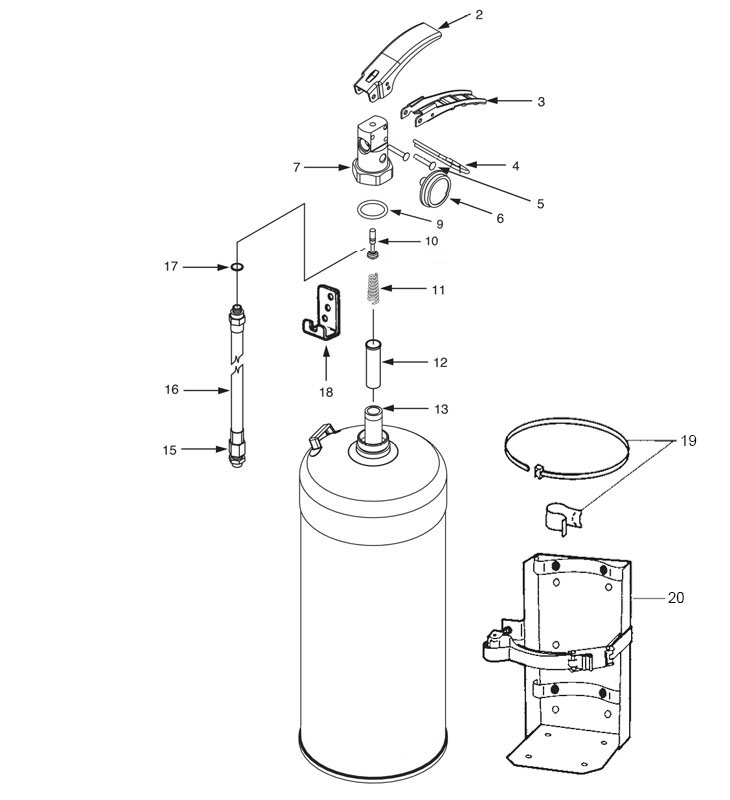 Sentry Water Extinguisher Model W02-1