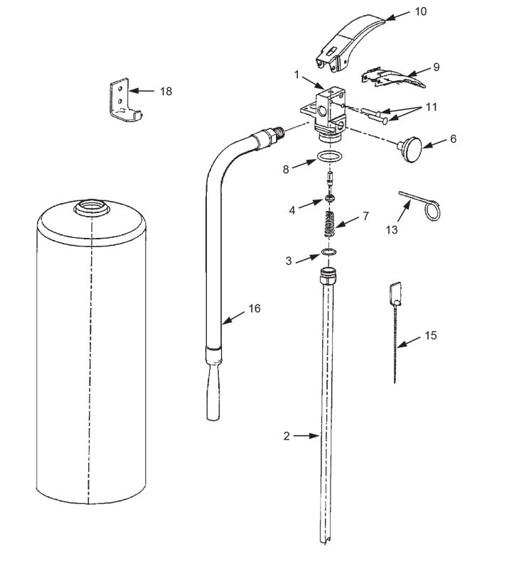 Ansul CLEANGUARD Fire Extinguisher Parts