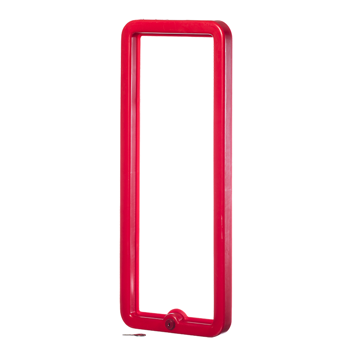 1055 Red Frame w/Lock, 5lb