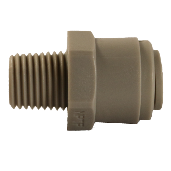 Connector Plastic 3/8 Tube X 1/4 Mpt