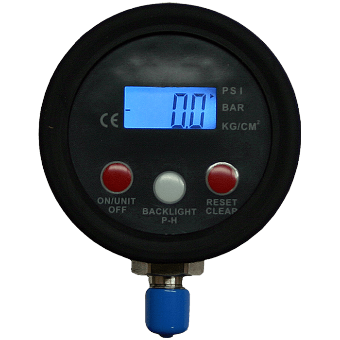 Digital Gauge, Low Pressure Hydro-Tester