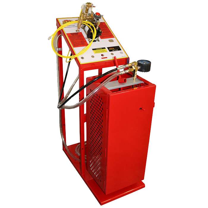 Air Powered HydroTest System Steel Fire Equipment