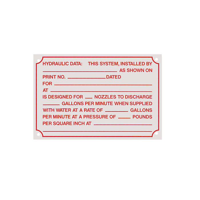 Hydraulic Data, 6” x 4”
