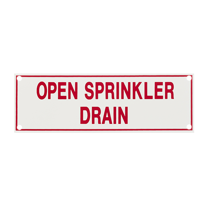 Open Sprinkler Drain, 6\