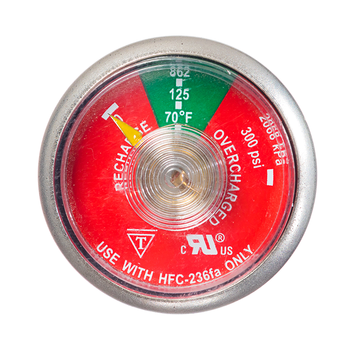 125 lb Ansul Cleanguard (FE36) Gauge