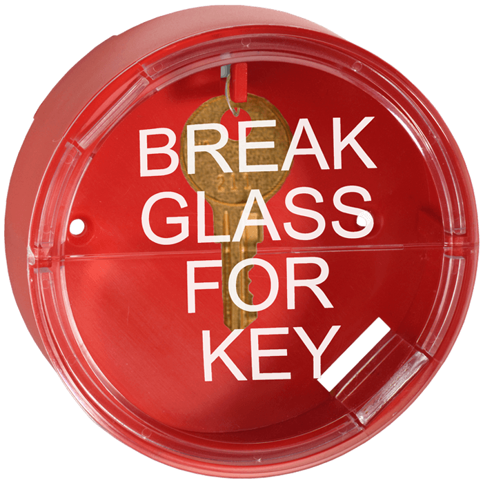 ABS Key Box “Break Glass For Key”