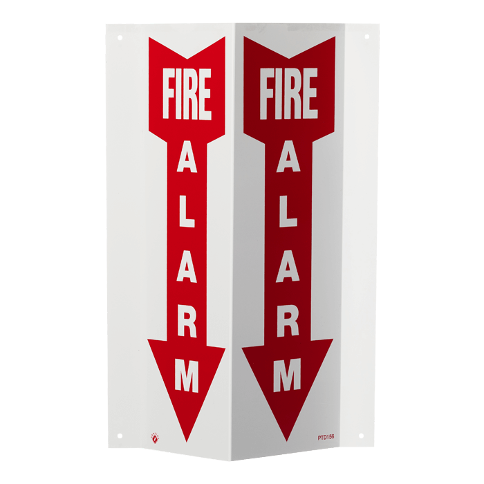 “Fire Alarm” Stand-Out Sign, 4\