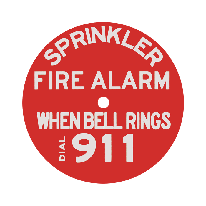 911 Fire Alarm Bell, Plastic, 7\