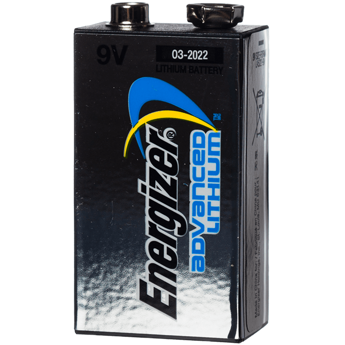 9V Lithium Battery, Energizer Advanced