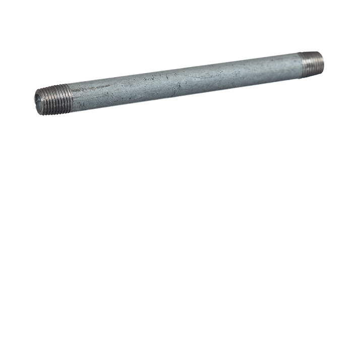 1/4” Diameter x 6” Long Galvanized Steel Nipple