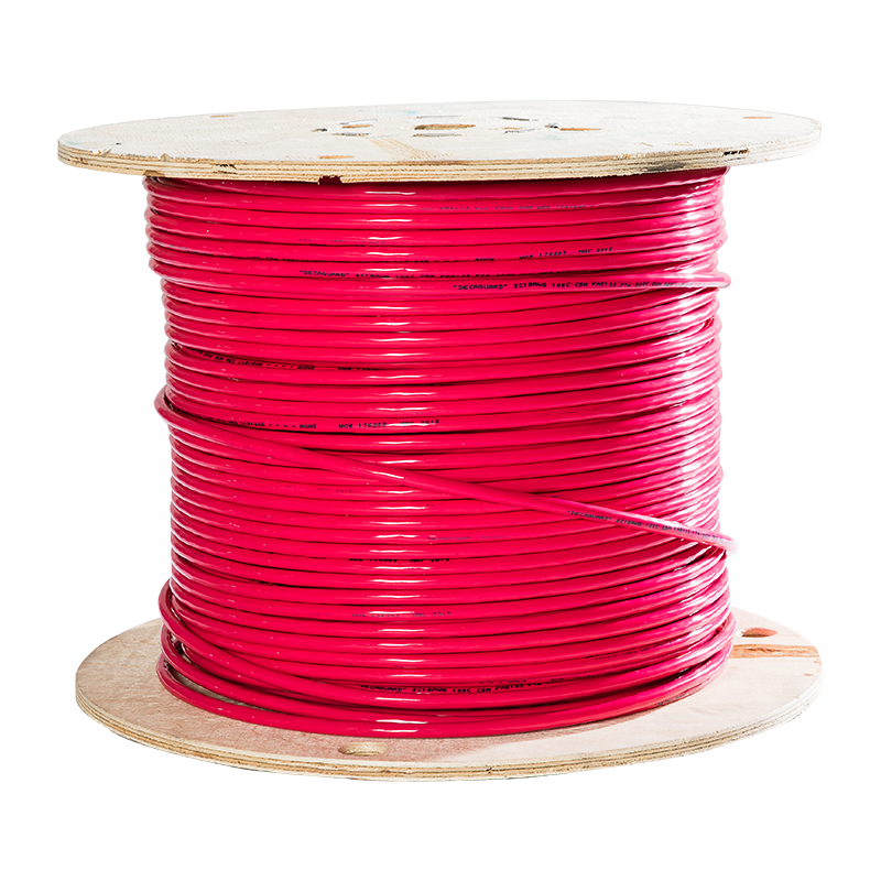 Fire Alarm 5/C 18 AWG Shielded 300V, Red, 300m/Spool