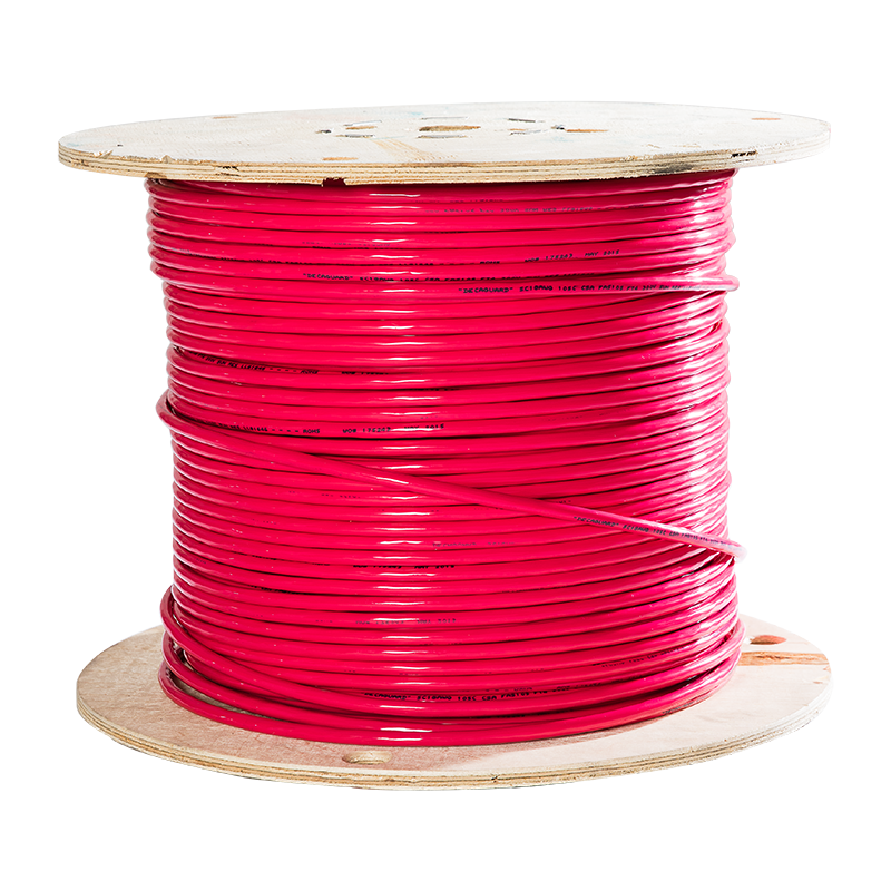 Fire Alarm 5/C 18 AWG Shielded 300V, Red, 300m/Spool