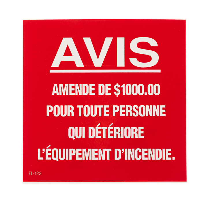 AVIS Amende de $1000…, 4\