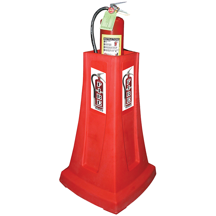 Portable Extinguisher Stand (Only) : Steel Fire Equipment