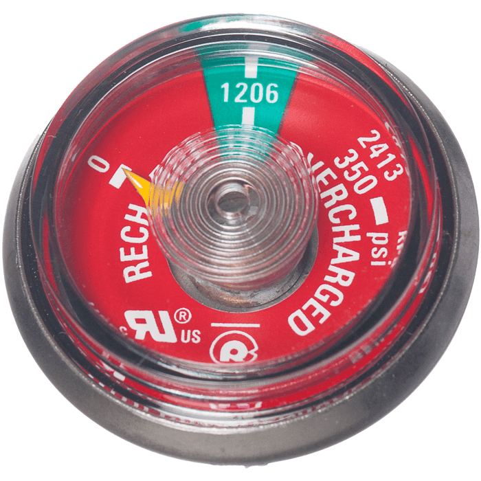 175 lb Dry Chemical Gauge