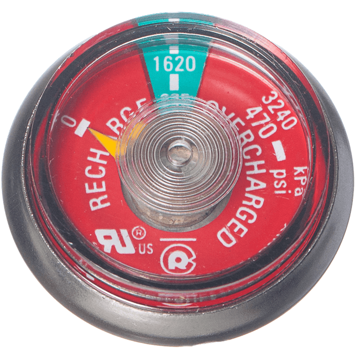 235 lb Dry Chemical Gauge