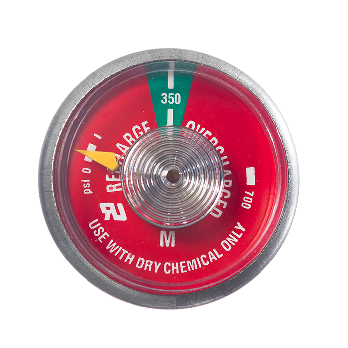 350 lb Dry Chemical Gauge