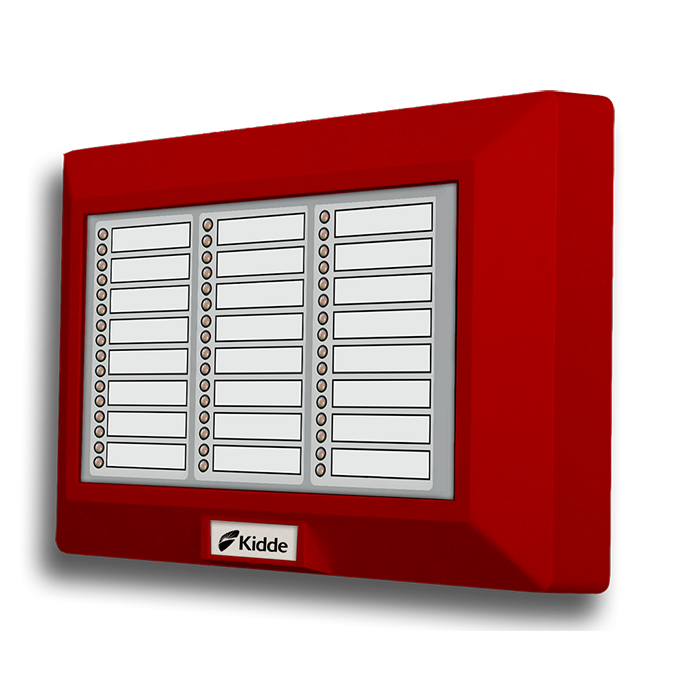 24-pair LED zone expander with expander cable and zone card insert, Red