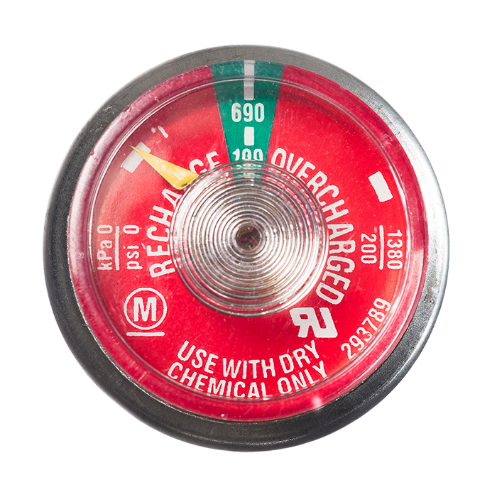 100 lb Kidde Dry Chemical Gauge