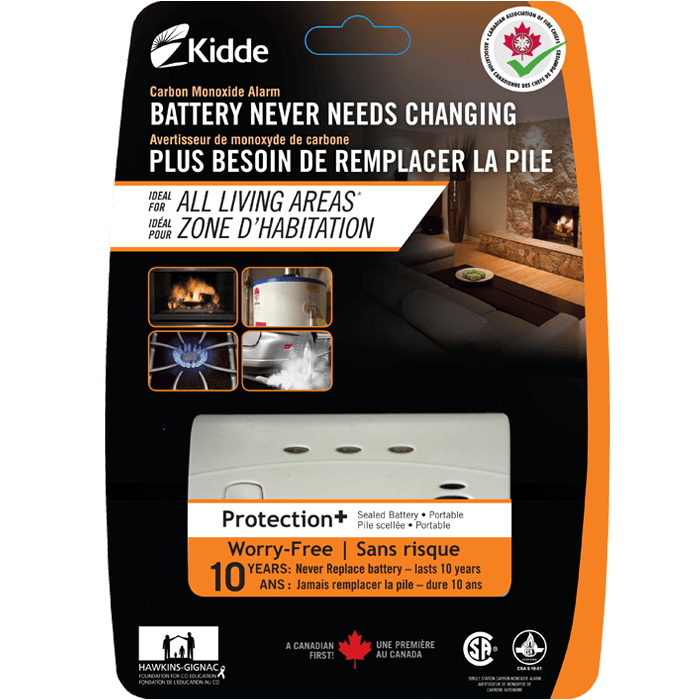 Battery Operated, 10 Year, CO Alarm