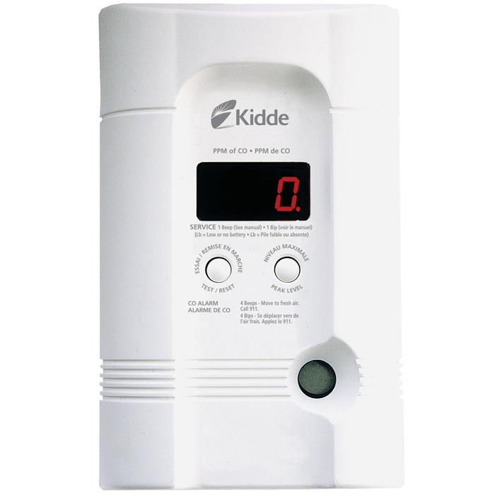 Plug-in CO/Explosive Gas Alarm w/Battery Backup