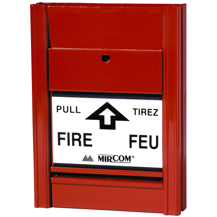 Intelligent Single Pull Station (N.O. with Station Closed), Bilingual