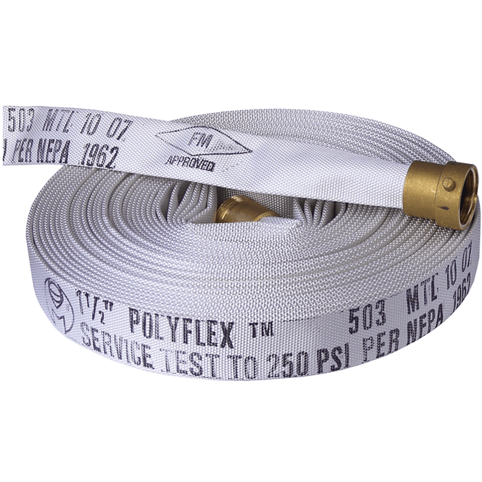 100 ft x 1-1/2 Rack Hose : Steel Fire Equipment