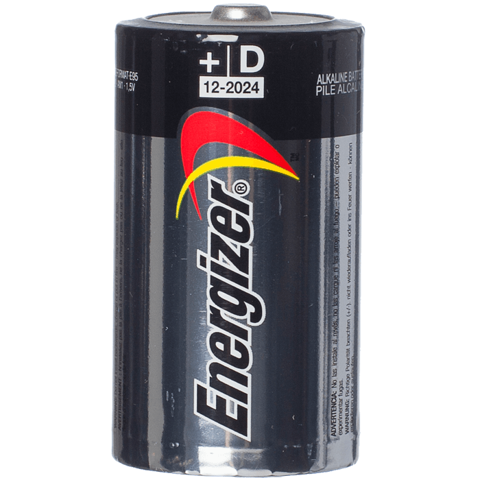 D Alkaline Battery, Energizer Max