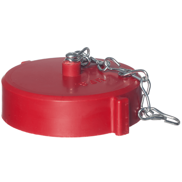 21/2" CSA Threaded Cap w/Chain Steel Fire Equipment