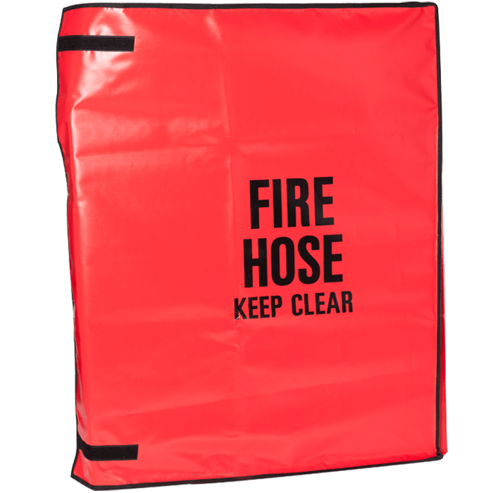 NNI Red Fire Hose Rack Vinyl Covers fits 1-1/2"NST x 100ft Fire Hose with Rack 