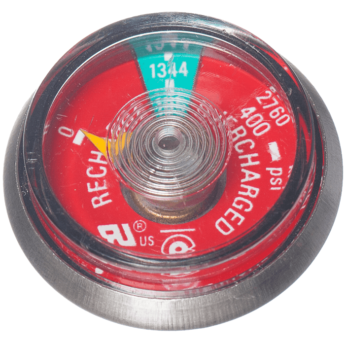 195 lb Dry Chemical Gauge