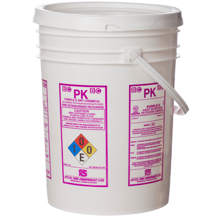 ULC Classified Purple-K Dry Chemical, 50 lb Pail