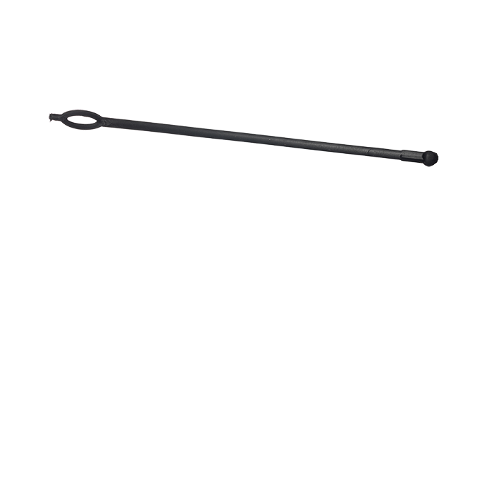 Black Rubber Tether for Pull Pins