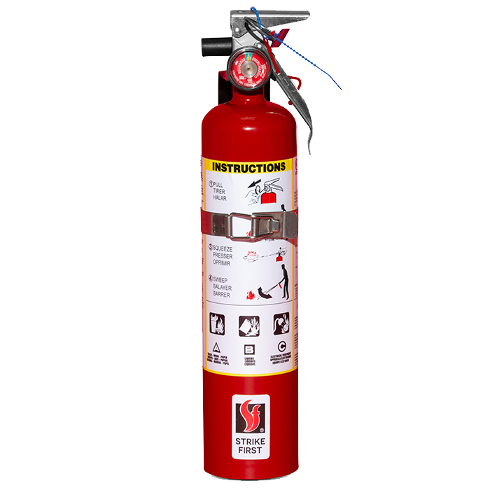 2.5 lb. ABC w/ vehicle bracket : Steel Fire Equipment