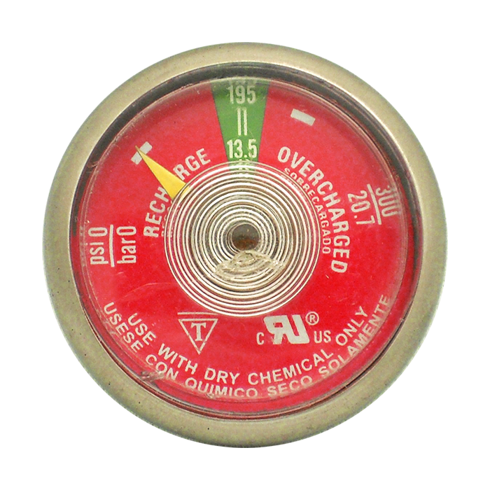 195 lb Ansul Dry Chemical Gauge