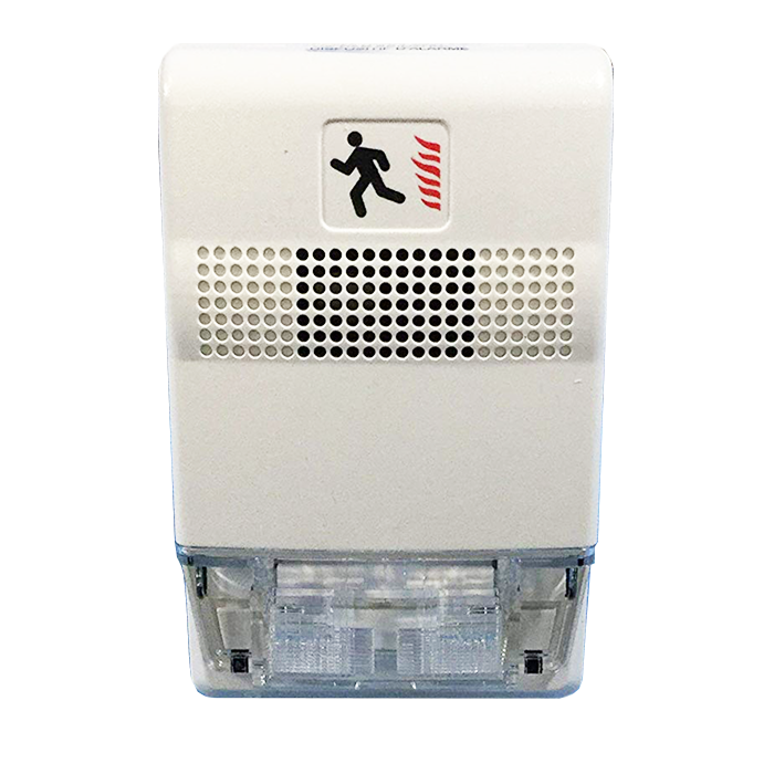 GENESIS Temporal Horn/Steady Strobe, White