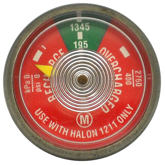 195 PSI (Halon) Gauge