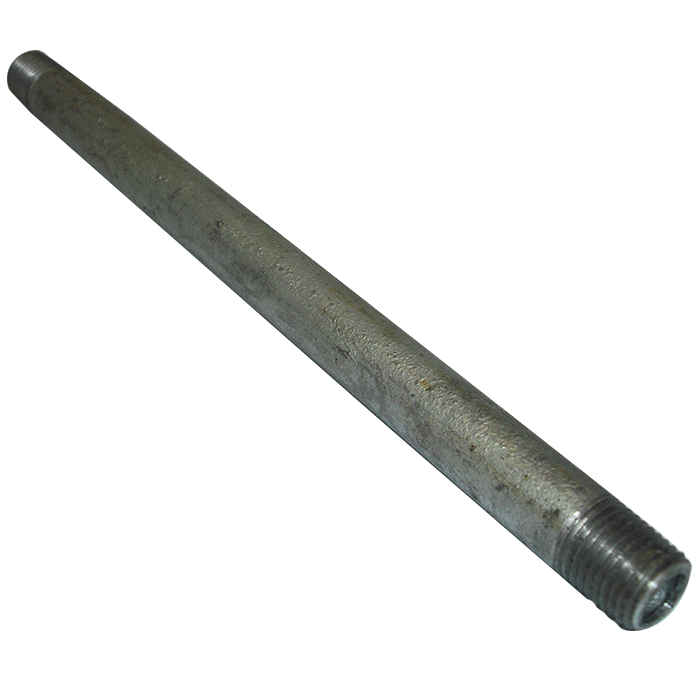 1/4” Diameter x 8” Long Galvanized Steel Nipple for use with HHANDLE