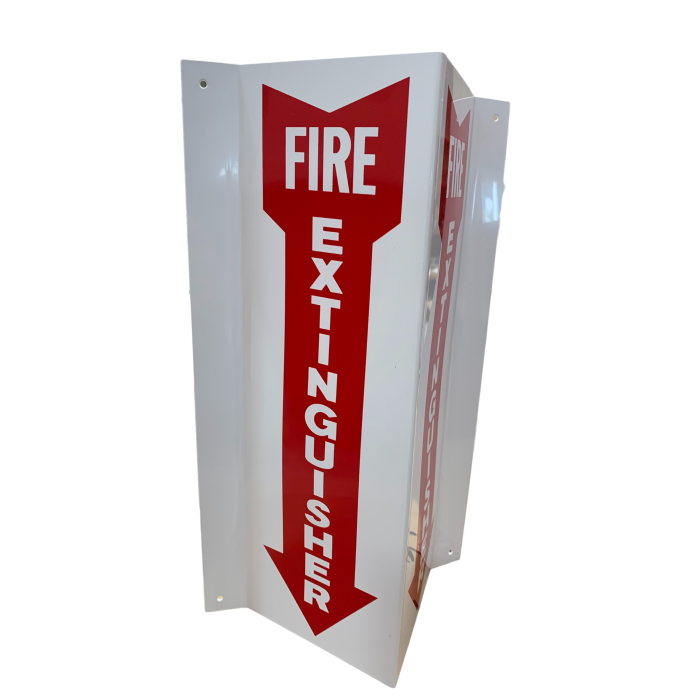 Fire Extinguisher 3D Stand-Out Sign