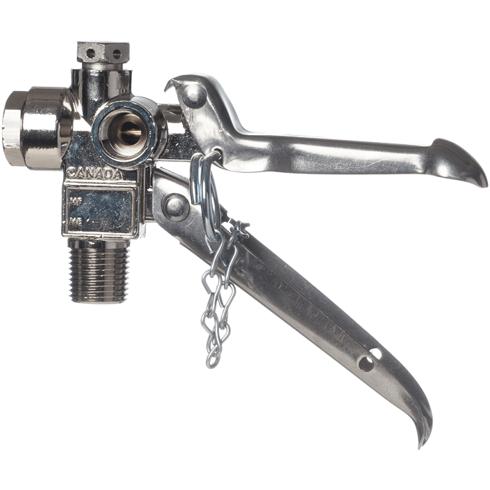 CO2 Valve for 2-1/2 lb & 5 lb 1/2” Neck Steel Cylinders